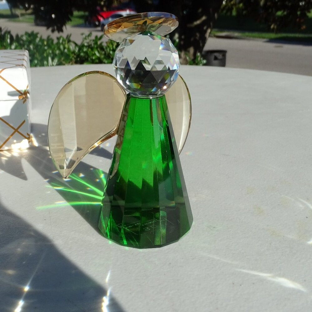 Green Crystal Angel by Simon Design